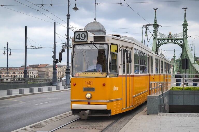 Staedtereise Budapest Öffentliche Verkehrsmittel Tram
