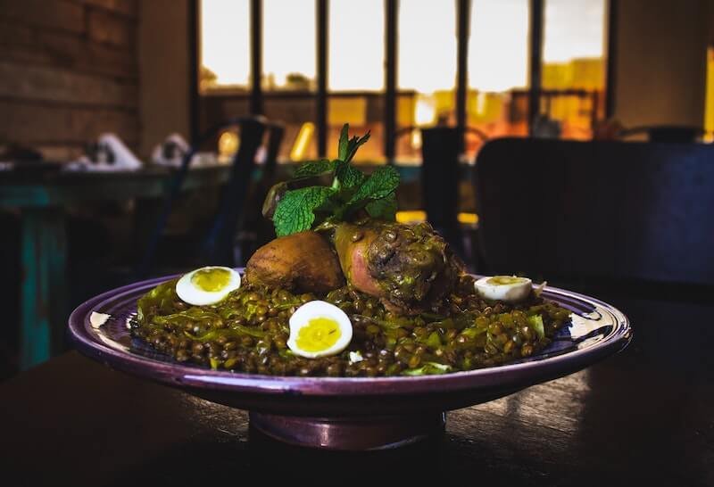 Grüne Soße Gericht