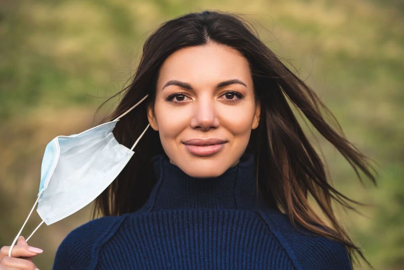 atemschutzmaske abnehmen