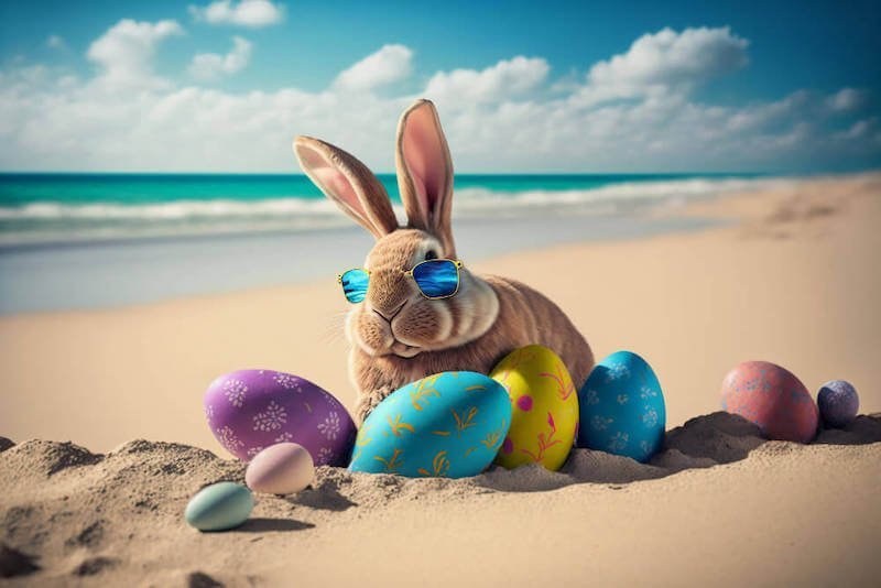 ostern mit kindern im urlaub am Strand